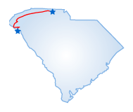 Driving route map