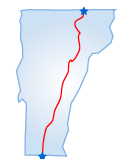 Driving route map