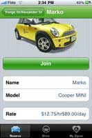 iphone apps for drivers zipcar