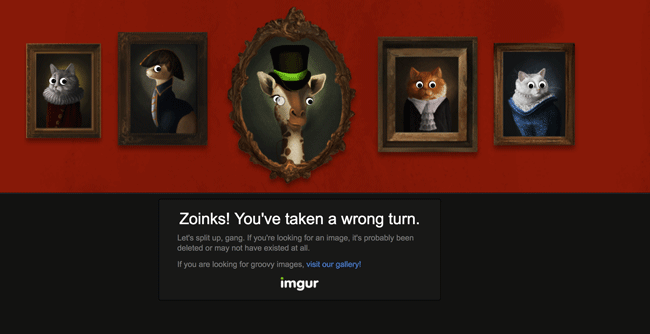 imgur error page