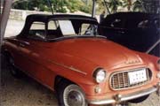red Skoda presented to Raoul Castro