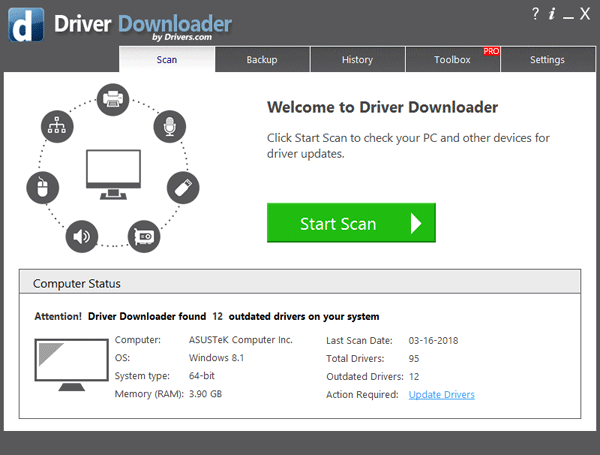 driver scan