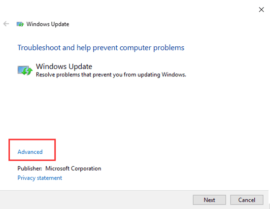 windows update advanced