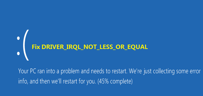 Driver_IRQL error