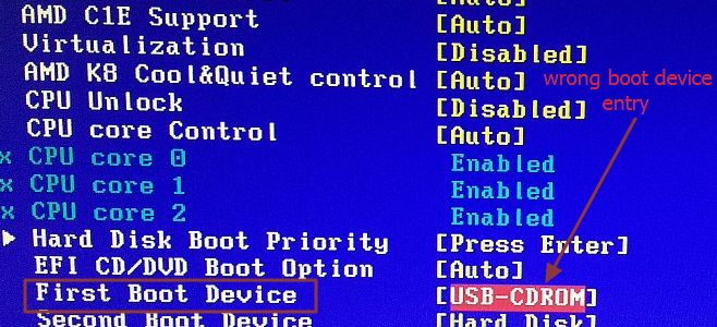 How to Solve Reboot and select proper boot device error