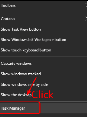 click task manager