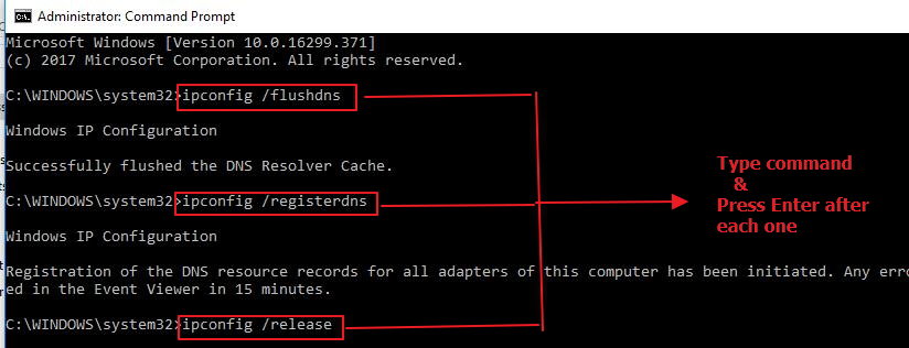 ipconfig 1