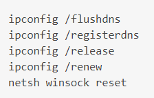 flush, renew IP
