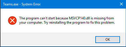 How to solve MSVCP 140 DLL Is Missing Error Drivers.Com