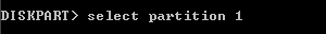 select partition 1