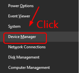 open device manager