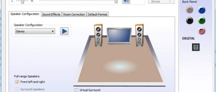 How to solve Realtek Audio Manager is not found Error