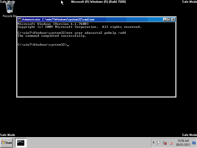 SM-command prompt