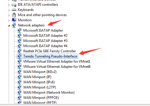 device manager network adapter
