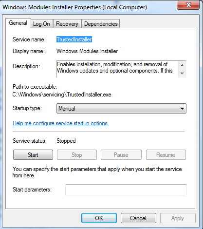 windows modular installer manual