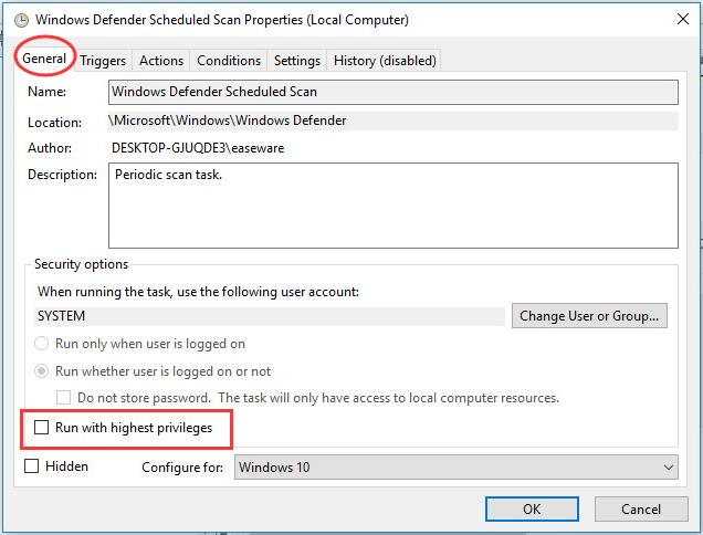 run highest privileges