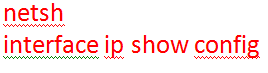 netsh