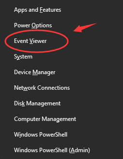 event viewer