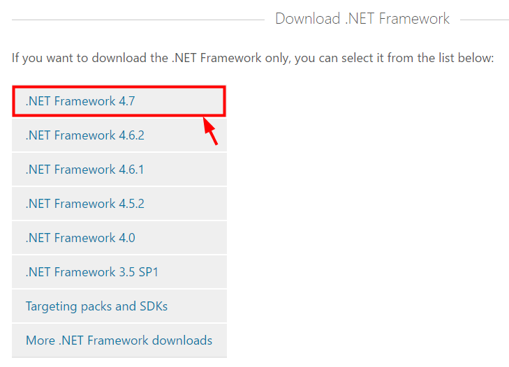 select net framework