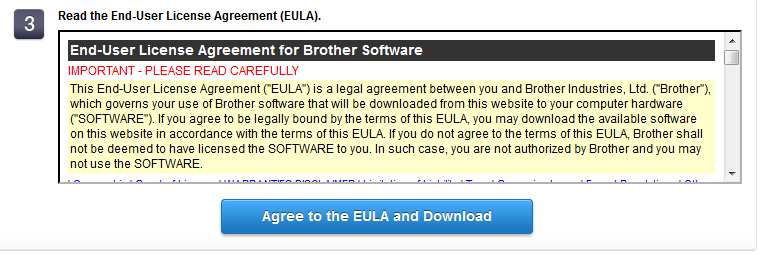 agree to EULA