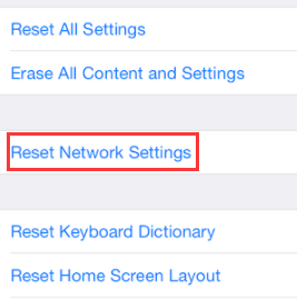 reset network settings 1