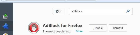 adblock disable