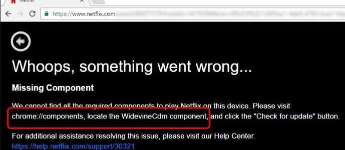 Widevine Content Decryption Module Missing or not updating Issue