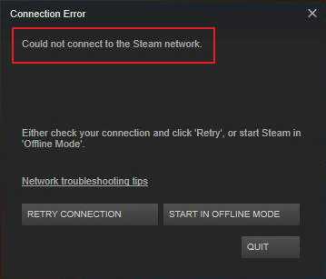 could-not-connect-to-steam-network-error