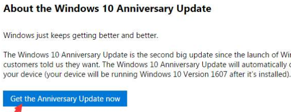 Win 10 Anniv Update