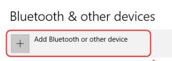 add bluetooth device