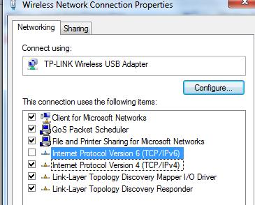 IPv6 unchecked