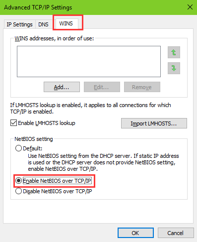 netbios over tcp-ip