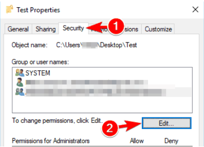 Folder advncd settings