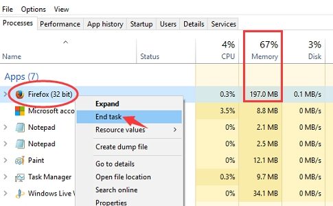Your computer is low on memory (Fixed)
