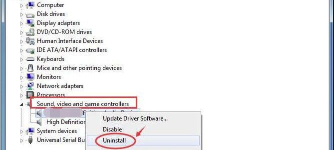 Solution to “No Sound” issue in Windows 7