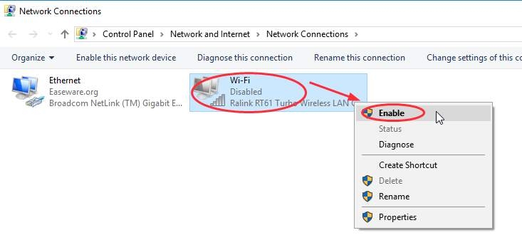 wifi enable