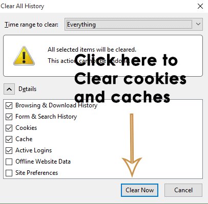 delete firefox browsing data