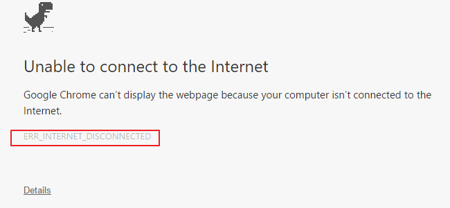 Solution to Err_Internet_disconnected error in Windows