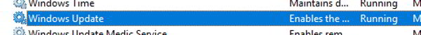 windows update service