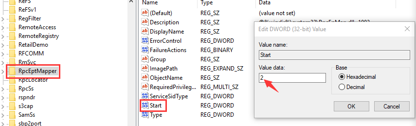 RpcEptMapper Start