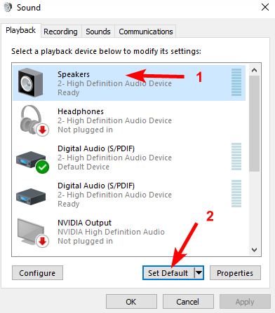 speakers icon system tray