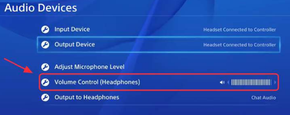 audio devices volume control