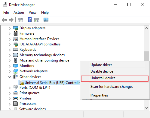 serial bus controller issue in Windows Fixed |