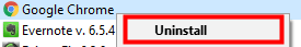 Uninstall Google