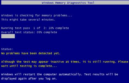 memory diagnostic tool