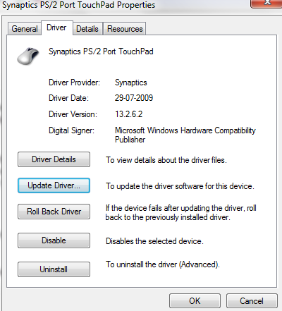 update Logitech M185 mouse driver