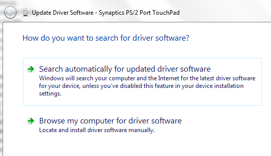 Update Driver Software