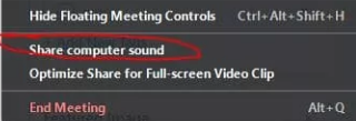 share computer audio