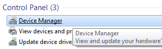 click device manager