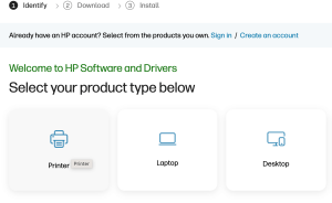 hp support website